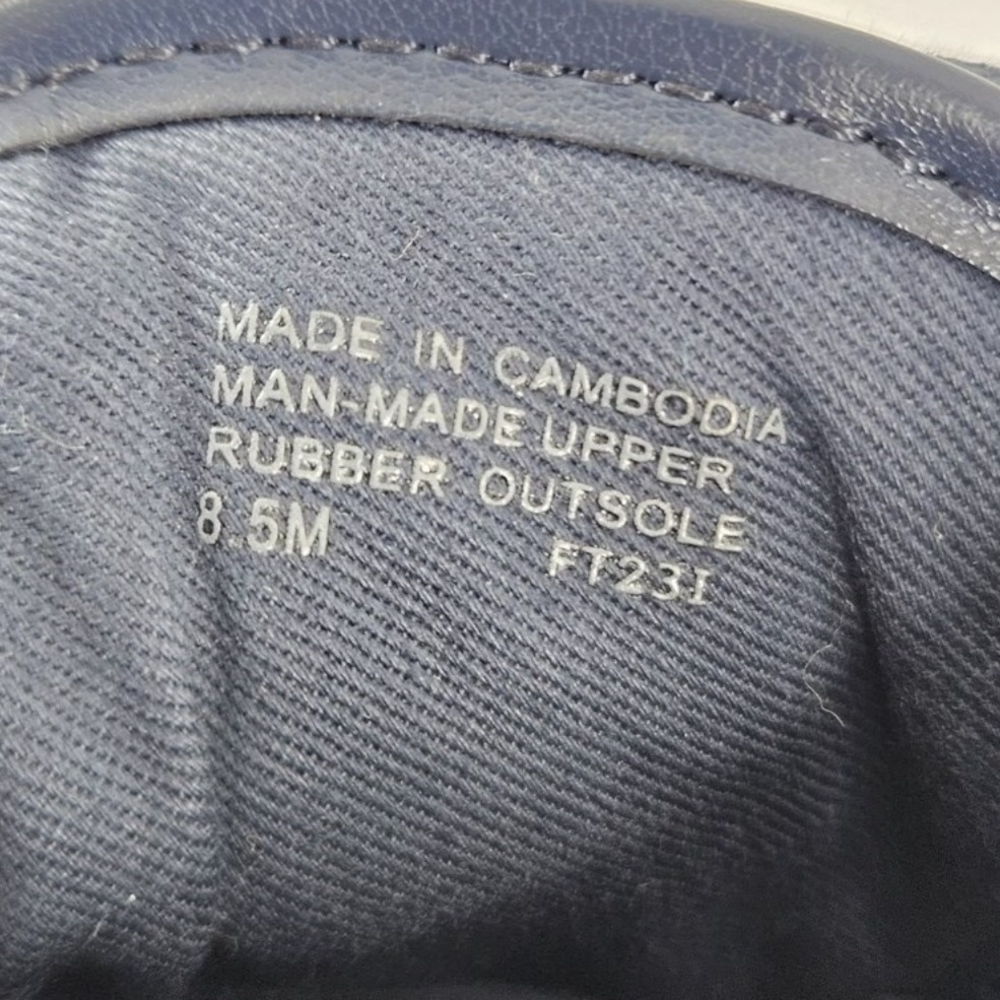 Michael Kors Navy Platform Lace-Up Sneakers - Picture 6 of 10